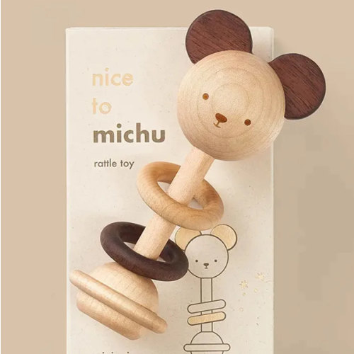 Nice to Michu Baby Rattle