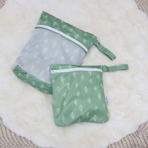 Nordic 2pk Wet/Dry Bags Bundle Forest - 25x28cm & 30x35cm