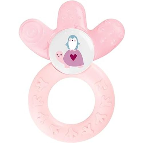 MAM Cooler Teether, Girls 4+ Months, 1-Count
