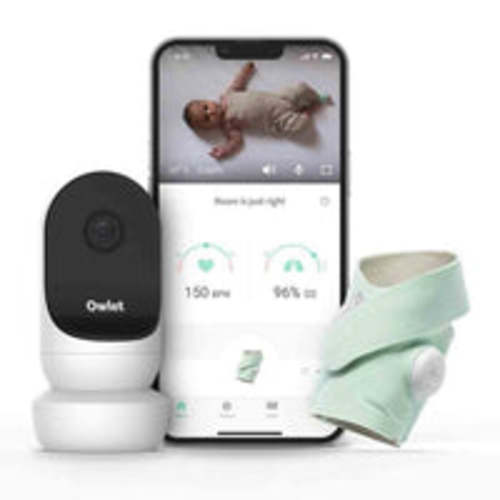 Owlet Monitor Duo 2 Smart Sock 3 + Cam 2 HD Video Camera