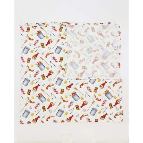 Crawfish Boil Bamboo Swaddle Blanket