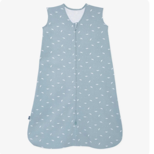 Blue Bird Print Cotton Sleep Sack |Small | HALO