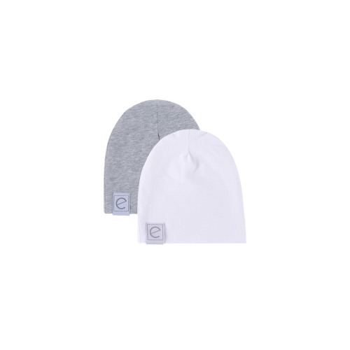 Jersey Cotton Baby Beanie Hat Set 2-Pack