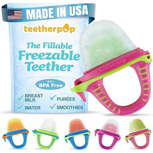 Fillable Freezer Teethers for Babies – Made in USA Teething Pacifier