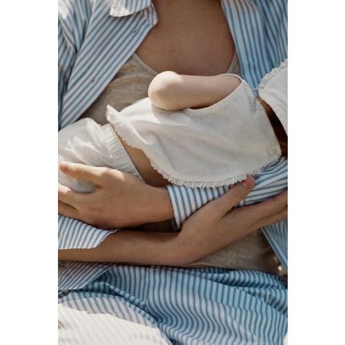 LINEN LACE SHIRT AND BLOOMERS SET - Oyster-white | ZARA United States