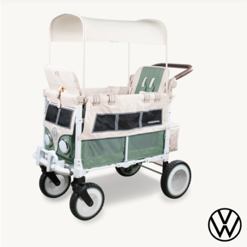 VW2 Volkswagen Double Stroller Wagon For Two Kids – WONDERFOLD