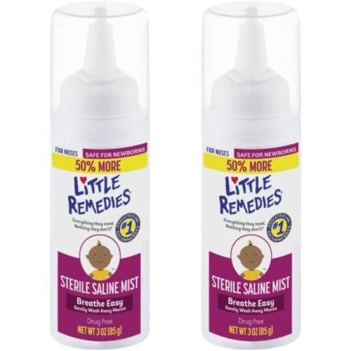 Little Remedies Sterile Baby Saline Nasal Mist, 3 Fl Oz