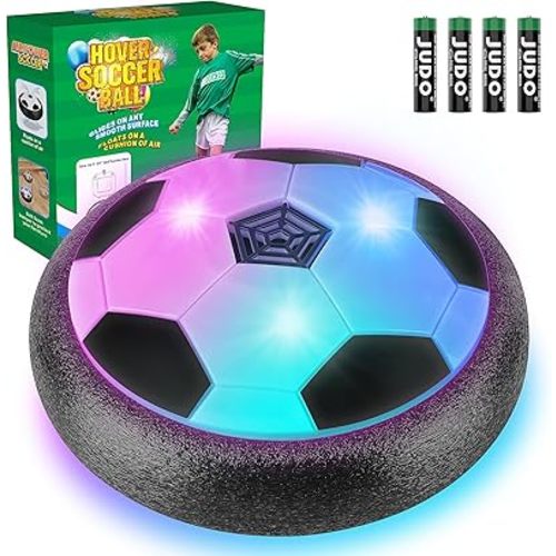 Set of 1 Light Up LED Soccer Ball Toys, Hover Toys for Boys Girls 4-7 8-12, Stocking Stuffers for Kids, for 3 4 5 6 7 8 9 10 11 12 Year Old Boys Girls