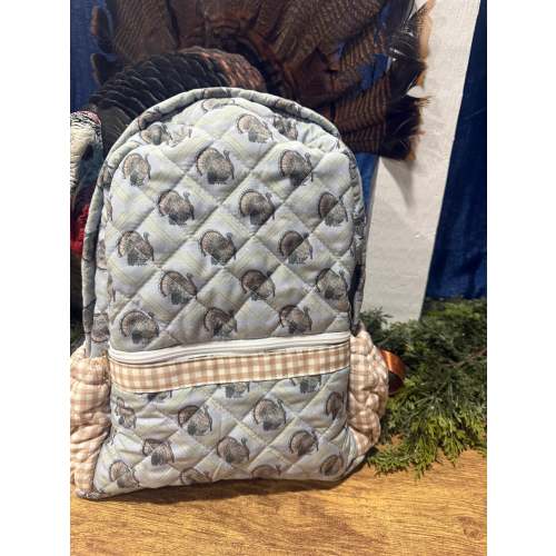 Turkey Strut Quilted Backpack