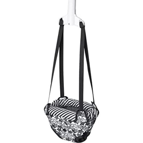 Evenflo Exercaucer Baby Jumper Featuring Easy-to-Use Clamp Attachment for Quick and Tool-Free Set Up and Adjustable Straps to Customize The Height for Your Child, Star Power
