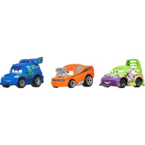 Disney and Pixar Cars Mini Racers Trouble Makers Toy Vehicle from the Franchise - 3pk