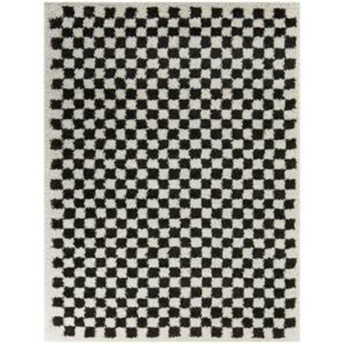 Covey Charcoal 8 ft. x 10 ft. Geometric Area Rug
