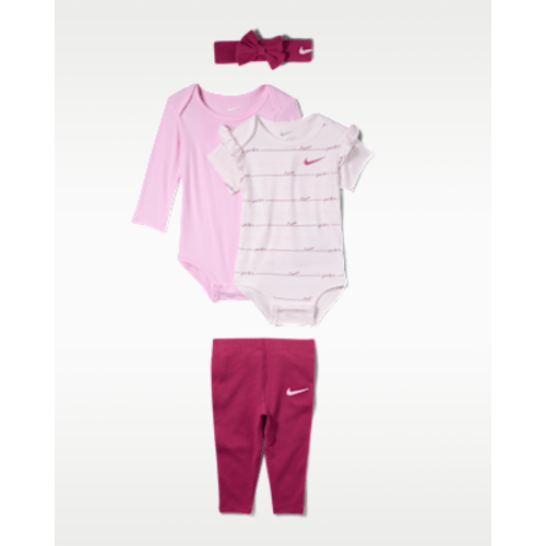 Nike Ready, Set, Grow! Baby (0-6M) 3-Piece Set with Headband. Nike.com