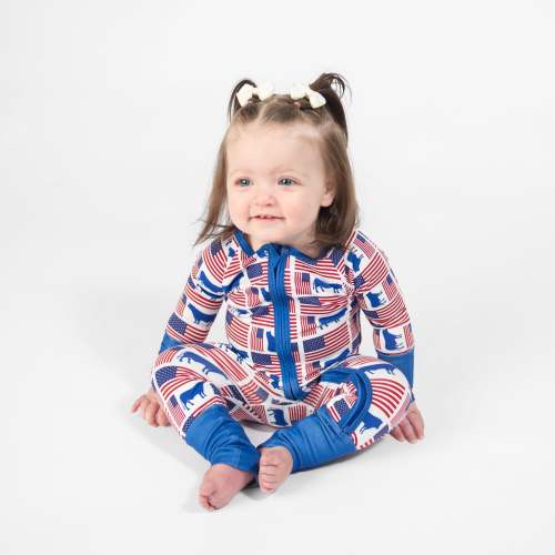 Flags & Steers Baby Bamboo Zippy - American Farm Company