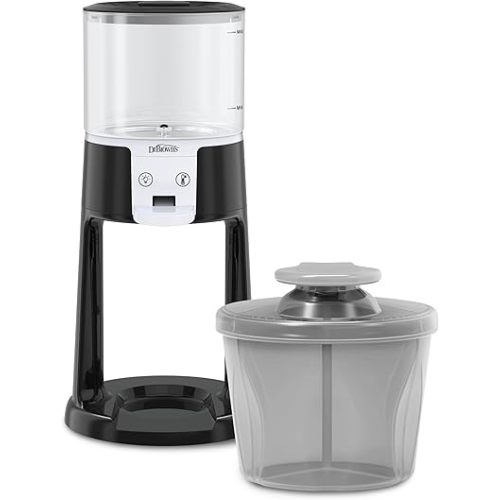 Dr. Brown's Insta-Prep Warm Water Dispenser with Baby Formula Dispenser, Gray