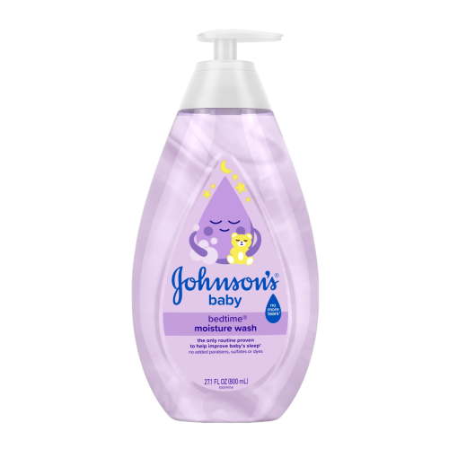 Johnson's Bedtime Baby Moisture Body Wash with Soothing Aromas, 27.1 fl oz