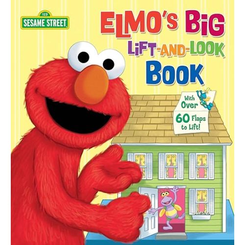 Elmo's Big Lift-and-Look Book (Sesame Street) Board book – Lift the flap, February 1, 1994