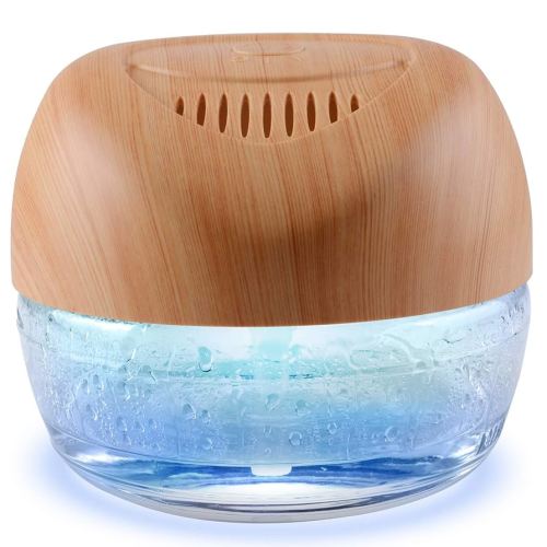 Water-Based Purifier Air Washer, Air Revitalizer & Freshener, Air Fresher with 7 LED Color Changing Light for Rooms (LightYellow)