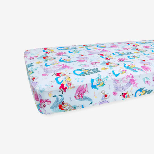 Disney Adventures in Wonderland Crib Sheet