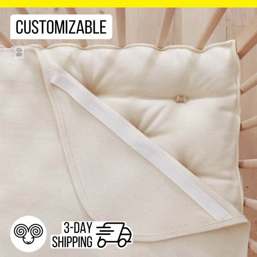 Washable Wool Puddle Pad / Protector / Moisture Barrier / Express 3-day Shipping / All-Natural, Synthetic free / ANY SIZE on Request