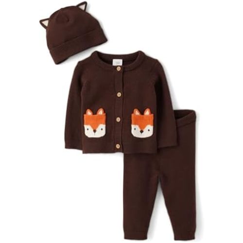 Gymboree Baby And Newborn Long Sleeve Sweater and Pants, 3 Piece Outfit