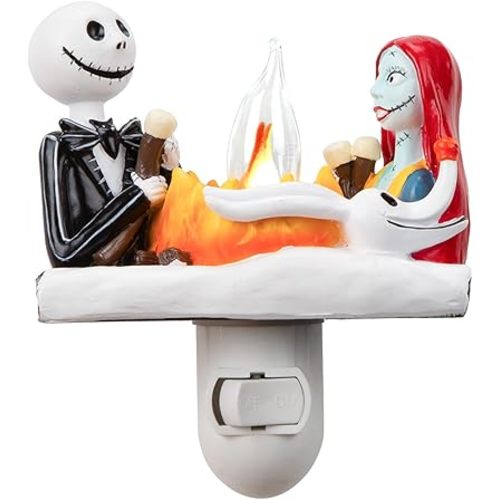 Nightmare Be Christmas Campfire Nightlight,2025 Christmas Campfire Flickering Nightlight,Christmas Decorations Indoor Lamps,Christmas Night Light Cute Christmas Decor