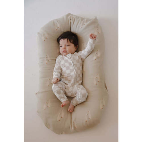 Checkerboard | Bamboo Zip Pajamas | Milk & Baby – Milk & Baby