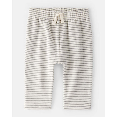 Baby Boy Striped Pants - Grey | Carter's
