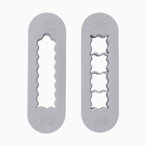ezpz Baby-Led Weaning Food Cutters - Pewter
