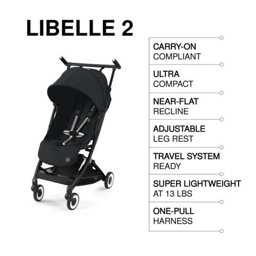 Cybex Libelle 2 Ultra Compact Lightweight Travel Stroller – Baby & Kids 1st