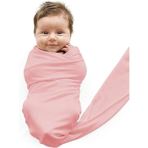 Caden Lane Baby Swaddle & Receiving Blanket, Soft, Breathable & Temperature-Regulating Bamboo Viscose Fabric for Swaddling Newborns, Gender Neutral Infant Blanket for Boys & Girls