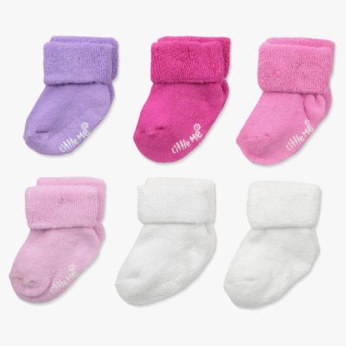 Little Me baby-girls 6 Pack Variety Socks