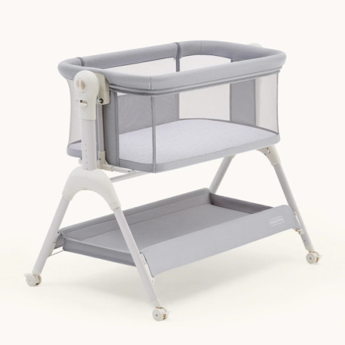 HARPPA Cuddly Sway | 3-in-1 Rocking Baby Bassinet & Bedside Sleeper with Anti-Reflux Mattress for Newborns | Attaches to Bed, Adjustable Height, Tool-Free Setup, Portable Wheels, CPSC Certified, Gentle Rocking Motion | Ideal for Infants, Safe Co-Sleeping