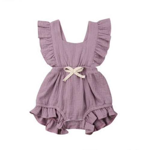 SIERRA Ruffle Romper - Hazel & Bo