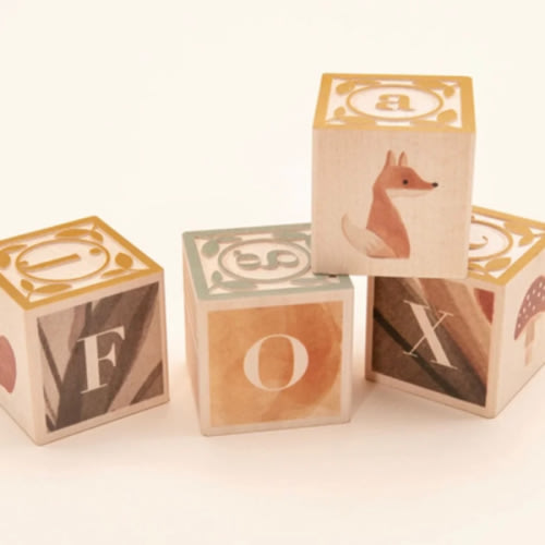 Watercolor ABC Blocks