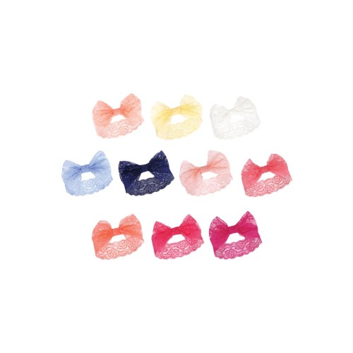 10Pk Lace Headbands