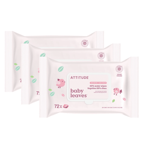 99% Water Wipes for Baby | ATTITUDE