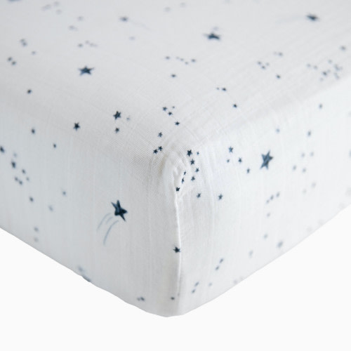 Cotton Muslin Crib Sheet - Shooting Stars