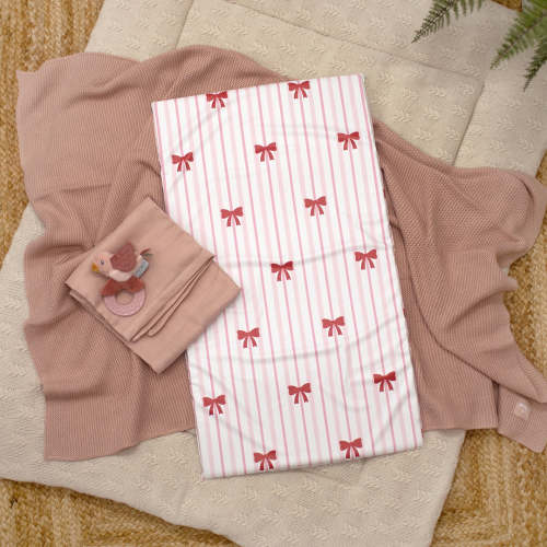 Mabel & Fox - Travel Changing Mat - Bow Cute