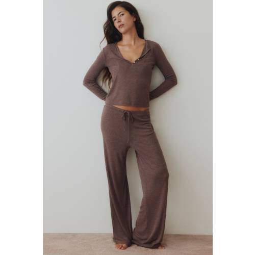 VISCOSE-BLEND PAJAMAS Size Small