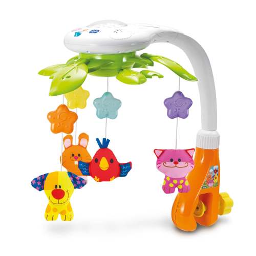 KiddoLab Musical Crib Mobile: Star Projector & Lullabies for Babies