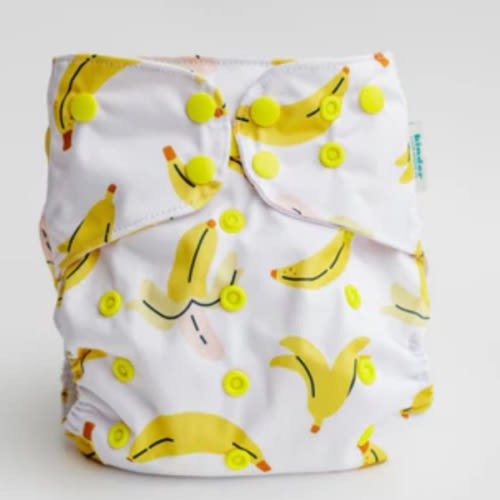 Food: Essentials Pocket Cloth Diaper with Athletic Wicking Jersey, Grows with your Baby