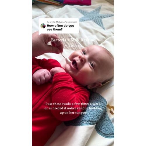 How to Use Baby Mouth Swabs | TikTok