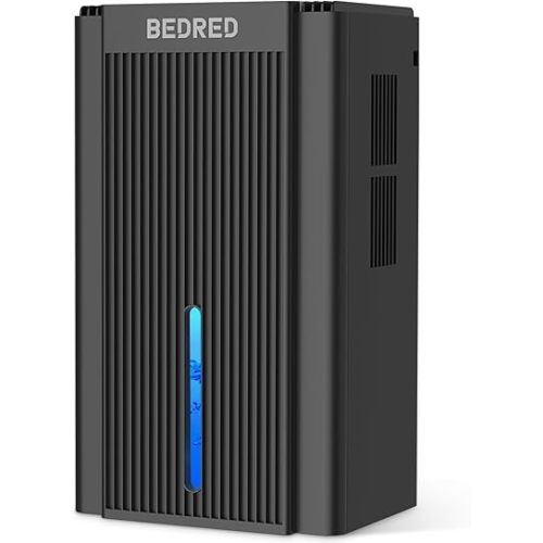 Dehumidifier, 95OZ Dehumidifier for Home 1000 Sq.Ft - Quiet with Auto Shut Off & Relaxing 7 Color Ambient Light,Ideal for Livingroom, Bedroom, Basement(Black)