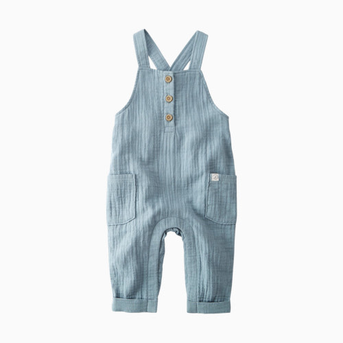Carter's Little Planet Organic Cotton Gauze Overalls in Blue Creek - Blue, 3-6 M