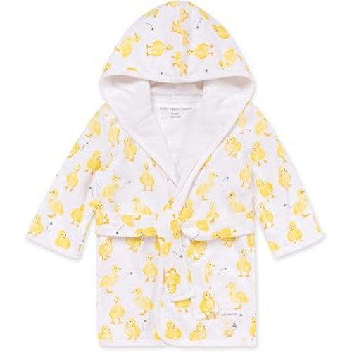 Burt's Bees Baby Hooded Robe Organic Terry Bathrobe, Newborn Bath Essentials, Unisex Boys and Girls