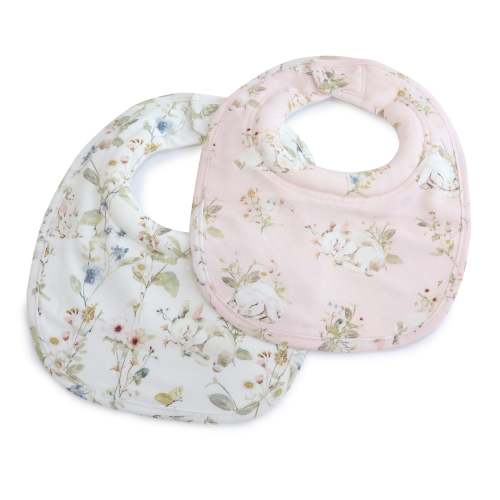 Sleeping Bunny 2pk Dribble Bibs | Bubba Blue – Bubba Blue Australia