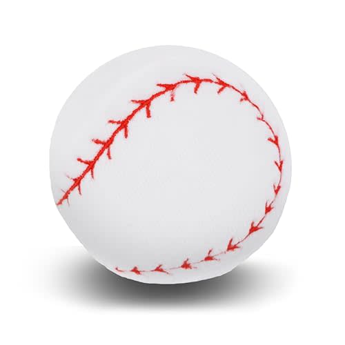 June Garden 2.5" My First Baseball - Plush Baby Squeaker Toy - Safe Soft Sports Toy for Infants Boys and Girls