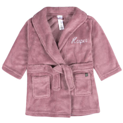 Embroidered Infant & Toddler Girls Rose Shawl Collar Robe – Gerber Childrenswear