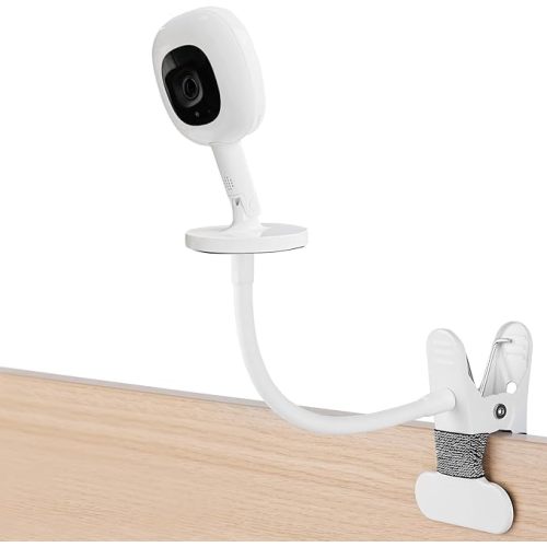 iTODOS Baby Monitor Mount Compatible with Nanit Pro Smart Baby Monitor & Flex Stand Baby Monitor, 8inches Flexible Arm Monitor Mount,Attach Your Baby Cam Wherever You Like-1pack
